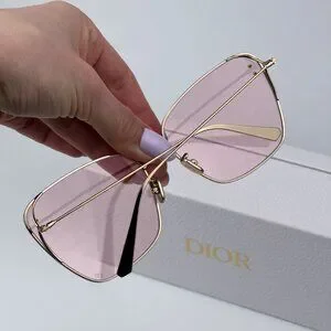 Dior MISSDIOR B2U CD40095U 10Y Women BRAND NEW Sunglasses Gold Pink Butterfly Dior Women main image 4